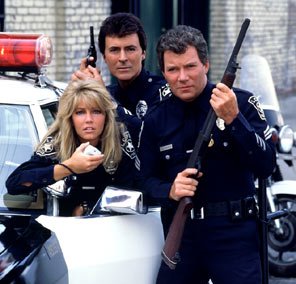 T.J. Hooker with James Darren, William Shatner and Heather Locklear